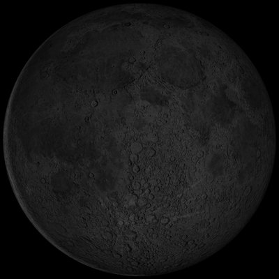 The Waning Gibbous of the moon. 
Click for a bigger image.